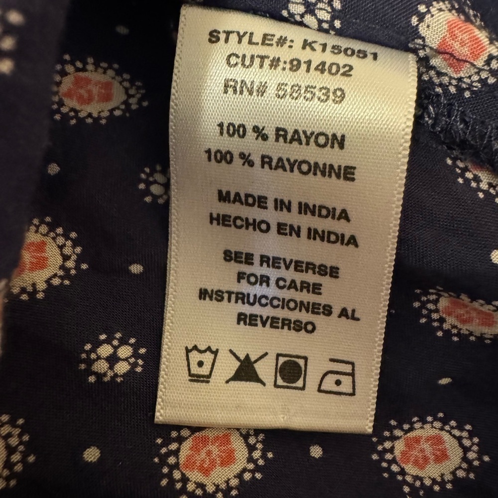 Kut from the Kloth button up floral shirt Size L - Picture 4 of 9